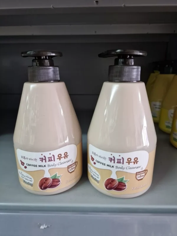 Lot Of 2 KWAILNARA Welcos  Korean Coffee Milk Body Firming Cleanser 560g (Pack of 2)