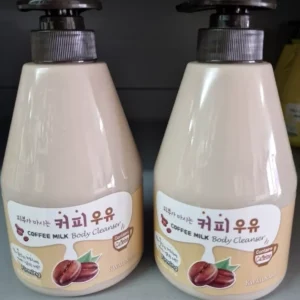 KWAILNARA Welcos Korean Coffee Milk Body Firming Cleanser 560g Pack of 2