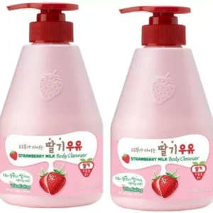 KWAILNARA Body Cleanser
  560g Strawberry Milk (Pack of 2). Made In KOREA