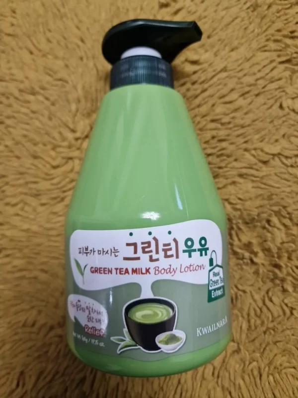 KWAILNARA Green Tea Milk  Body Lotion 560g By WELCOS