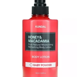 Kundal Honey &  Macadamia Body Lotion Baby Powder Scent 500ml K-Beauty RRP £26