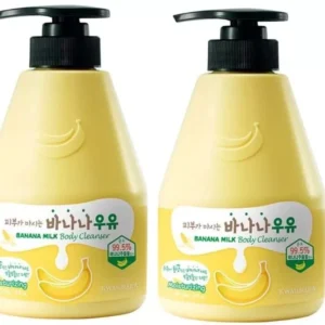 Kwailnara Banana Milk
  Body Moisturizing Cleanser 560ml (Pack of 2)