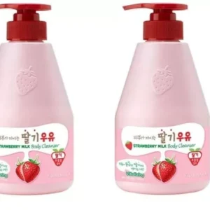 Kwailnara Strawberry Milk
  Body Cleanser 560 ml with Pump (Pack of 2)