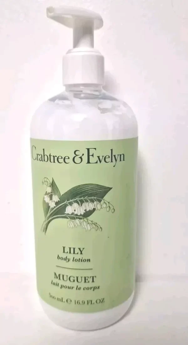 Crabtree & Evelyn  Lily Body Lotion 16.9 oz New with Pump