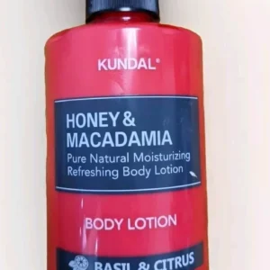 Kundal Honey &
  Macadamia Body Lotion Basil & Citrus 500ml K-Beauty RRP £26