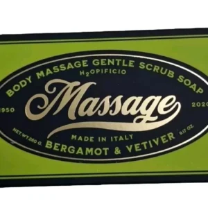 H2opificio BODY MASSAGE
  GENTLE SCRUB SOAP Bergamot & Vetiver 260g.