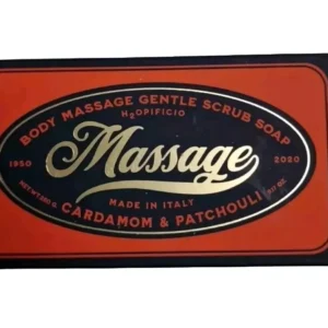 H2opificio CARDAMOM &  PATCHOULI Body Massage Gentle Scrub Soap 260g