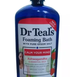 Dr Teal’s Foaming Bath
  with Pure Epsom Salt + Ashwagandha Oils 1000ml (Free P&P)