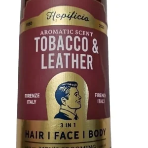 Hopificio Men’s Grooming
  Aromatic Scent Tobacco &Leather 3In1 Hair, Face & Body