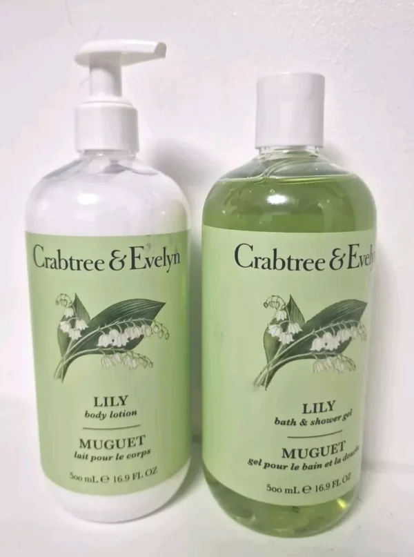 Crabtree & Evelyn  Lily Body Lotion & Shower Gel DUO 2x 500ml