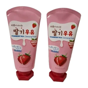 Kwailnara Strawberry Milk  Body Cleansing Foam 120 ml (Pack of 2) Ideal Gift