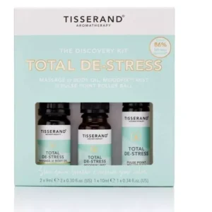 Tisserand Aromatherapy –
  3 Step Ritual to De-Stress, Body Oil, Mist. Gift Set