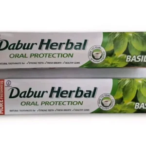 Dabur Herbal Oral
  Protection Toothpaste Basilic 130gm Toothbrush Free