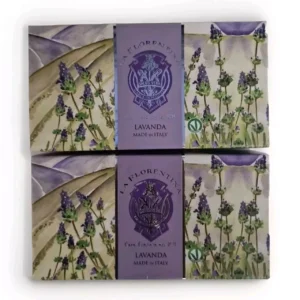 La Florentina Set of Two
  Lavender Scented Soaps Bundle Gift Set