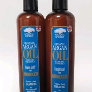 ARGANIA SPINOSA Organic
  Argan Oil Liquid Gold Cream Shampoo 300ml. Pack Of 2