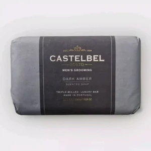 Castelbel Porto Men’s
  Grooming Dark Amber Scented Soap Bar 300g