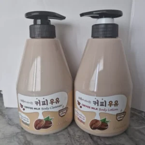 KWAILNARA Korean Coffee
  Milk Body Cleanser & KWAILNARA Coffee Body Lotion 560ml