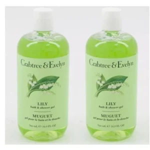 Crabtree & Evelyn
  Lily Bath & Shower Gel 500ml (Pack Of 2). Ideal Xmas Gift