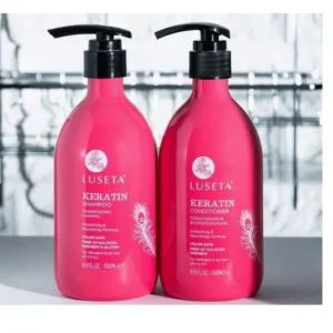 Luseta Keratin Smooth
  Shampoo & Conditioner Set for Damaged & Dry Hair 2x500ml-.