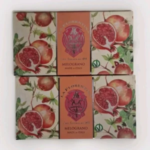 Saponerie La Florentina
  Pomegranate Soap Set 2x4oz Melograno Italy ( Pack Of 2)