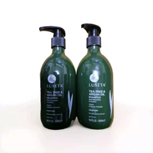 LUSETA TEA TREE &
  ARGAN OIL Shampoo CLARIFY & REPAIR FORMULA 500ML (Pack of 2)