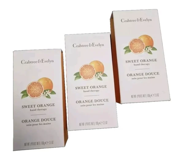 Crabtree & Evelyn  Sweet Orange Hand Therapy 100g (Pack Of 3)