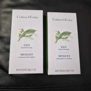 2 PACKS Crabtree &
  Evelyn Lily Hand Therapy Cream 100g. Sealed