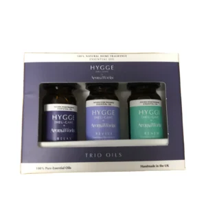 HYGGE by AROMA WORKS
  NATURAL 100% PURE ESSENTIAL OILS TRIO SET (3x10ml) NEW