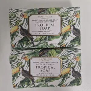 H²opificio Tropical
  Triple Milled Bar Soap 260g Italy Pack of 2