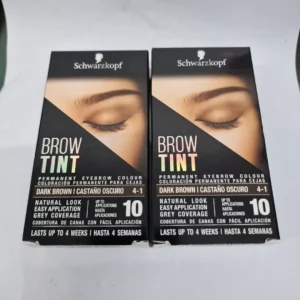 Schwarzkopf Dark Brow
  Tint Professional formula Eyebrow Dye Tinting Kit (2 Pack)