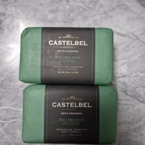 2 Bar Of Castelbel Porto
  Men’s Grooming Tea Tree Mint Scented Soap Bar 300g