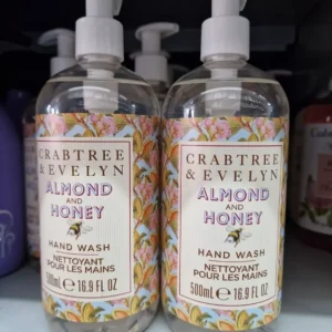 Bundle of 2 Crabtree
  & Evelyn Almond and Honey Handwash 500ml Each