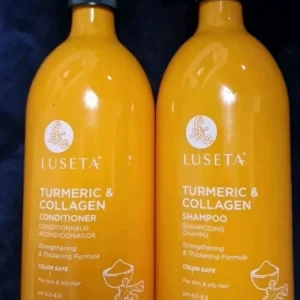 Luseta Shampoo +
  Conditioner Turmeric & Collagen, Thickening Hair Formula