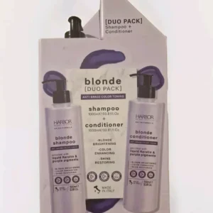 HARBOR BLONDE SHAMPOO
  & CONDITIONER 1L Each – LIQUID KERATIN & PURPLE PIGMENTS