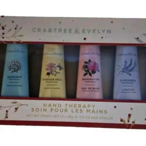 Crabtree & Evelyn |
  Hand Therapy 6-Pack (0.9 oz Each) (Summer Hill, La Source, L