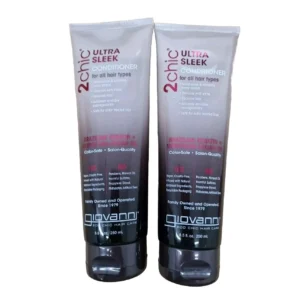 Lot Of 2 Giovanni 2chic
  Brazilian Keratin – Ultra-Sleek Conditioner (250ml X 2)