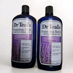 Bundle Of 2 Dr Teals
  Soothe & Sleep with Lavender Foaming Bath 1L EAC