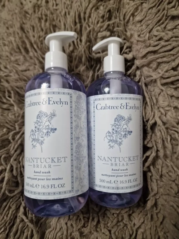 CRABTREE & EVELYN  NANTUCKET BRIAR HAND WASH LIQUID SOAP 500g X 2