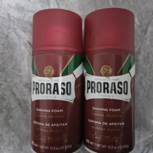 NEW Proraso Shave Foam
  Nourish Shea Red 300ml ( Pack Of 2)