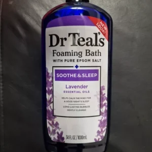 Dr Teal’s Pure Epsom Salt
  Foaming Bath 1 LITRE- Soothe and Sleep with Lavender