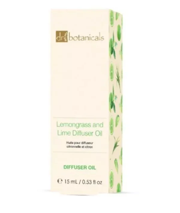 Dr Botanicals Lemongrass  and Lime Diffuser Oil 15ml. New In Original Box