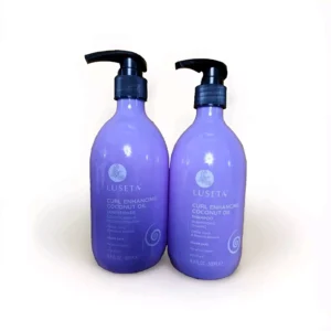 LUSETA CURL ENHANCING
  COCONUT OIL SHAMPOO + CONDITIONER All Curl Types 500ml X 2