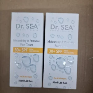 Dr. Sea Moisturising
  & Protective Face Cream 30+ SPF High Protection 50ml X 2