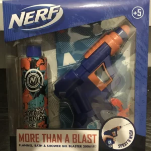 NERF MORE THAN A BLAST
  FLANNEL, BATH & SHOWER GEL 200ml Gift Set