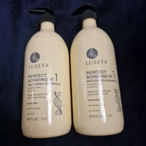 (2-Pack) LUSETA PERFECT
  BONDING RESTORING SHAMPOO Repair Damaged Hair 1L X 2