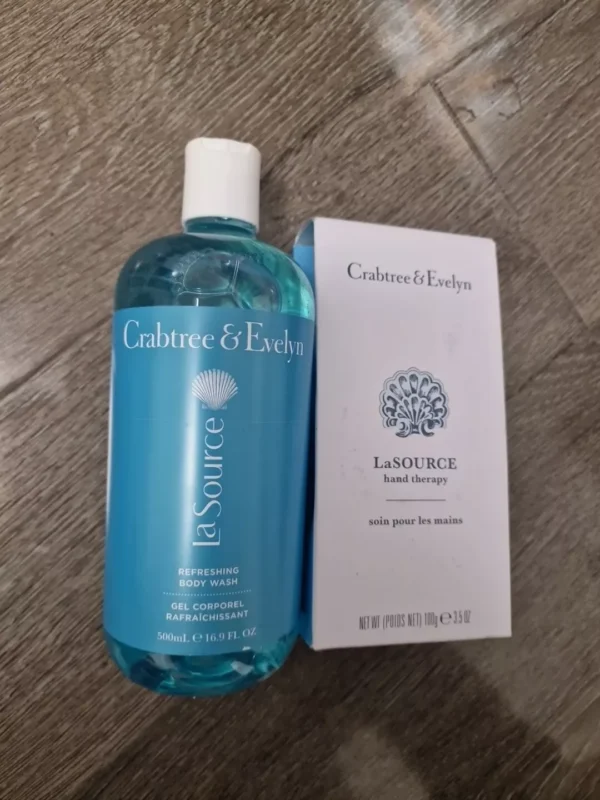Crabtree Evelyn La Source  Shower Gel & Hand Therapy gift set