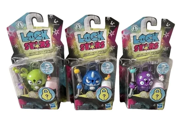 5x Hasbro Lock Stars  Series 1 Toys sets Bundle lot. Randomly Selected