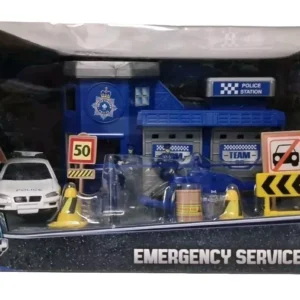 Chad Valley EMERGENCY
  SERVICE Playset POLICE STATION Age 3+