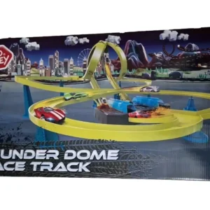 BRAND NEW Chad Valley
  THUNDER DOME Race Track Set with 2 Cars. Gift For Kids