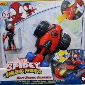 New Miles Morales Glow
  Tech Techno-Racer Toy – Spidey & His Amazing Friends